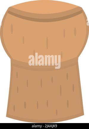 Vector illustration of a cork Stock Vector