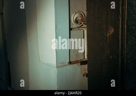 Reflected light from window glare abstract hard light  Stock Photo