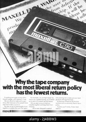 Maxell tape hi-res stock photography and images - Alamy