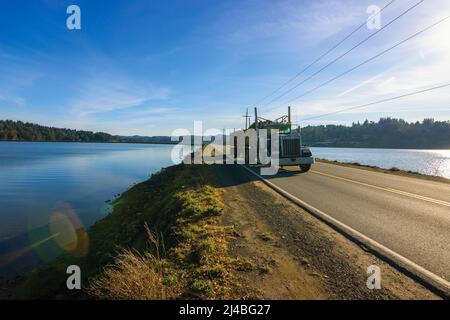 Oregon Coast, Coos Bay and North Bend recreation areas Stock Photo