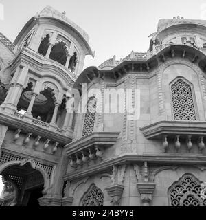 ISKON Temple Vrindavan, India, Sri Krishna Balaram Mandir is a Gaudiya Vaishnava temple in the holy city of Vrindavan in Uttar Pradesh state of India Stock Photo