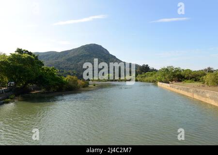 Ham Tin Garden in Pui O, Lantau Island, Hong Kong. Stock Photo