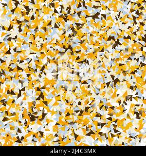 Abstract vector graphics design made with generative art approach using different geometric shapes and bold forms for poster, cover, art, presentation Stock Vector
