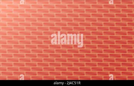 Abstract background brick wall concrete texture technology wallpaper exterior pattern seamless vector illustration Stock Vector
