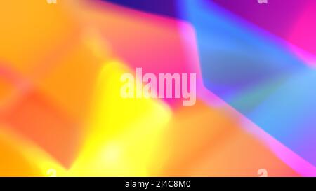 Soft, blurred and colorful abstract background. Bright and dynamic multi-colored background in 4k resolution. Vibrant colors. Copy space. Stock Photo