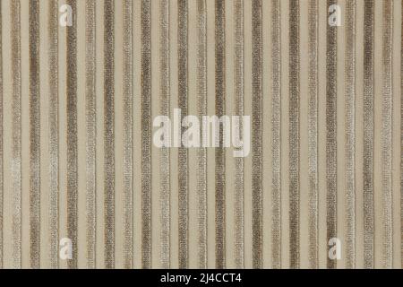 Beige Velvet Fabric Texture Background close up vertical Direction of Threads Stock Photo