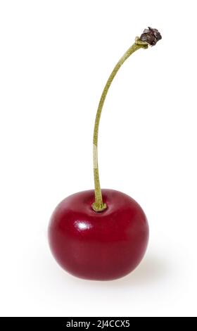 Cherry isolated on white background with clipping path Stock Photo