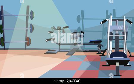 Fitness club concept, cartoon style Stock Vector Image & Art - Alamy