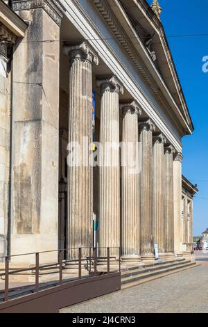 Schinkelwache at Theaterplatz Dresden, Saxony, Germany Stock Photo