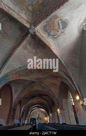 Former cloister, 15th century of the Dreifaltigkeitskirche, former monastery church, Goerlitz, Upper Lusatia, Saxony, Germany Stock Photo