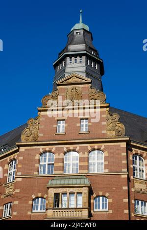 Administrative Court in the former Post Office, Monument, Old Town, Gelsenkirchen, Ruhr Area, North Rhine-Westphalia, Germany Stock Photo