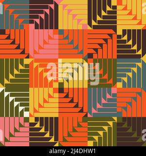 Line Art abstract vector pattern artwork made with various geometric shapes and linear elements. Minimal graphics design for poster, cover, art, prese Stock Vector
