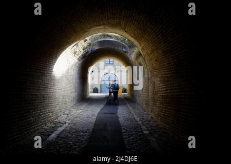 Fort des Dunes - Dunes Fort, Leffrinckoucke, Nord, Hauts-de-France, France Stock Photo