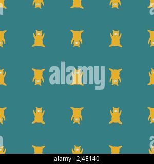 Seamless pattern cute pigs. Background of chubby piggy in doodle style. Repeated design texture for printing, fabric, wrapping, wallpaper, tissue. Vec Stock Vector