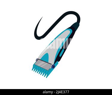 Detailed Hair Trimmer or Hair Clipper Illustration Vector Stock Vector