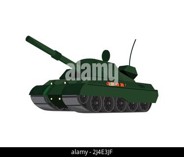 Detailed Tank the Military Vehicle Illustration Vector Stock Vector