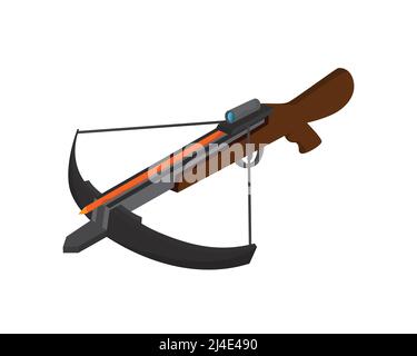 Detailed Modern Crossbow Gun Illustration Vector Stock Vector