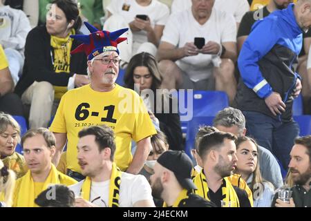 during the return leg of the quarter-finals of UEFA Conference League between A.S. Roma and FK Bodo/Glimt at Stadio Olimpico on 13th April 2022 in Rome, Italy. Stock Photo