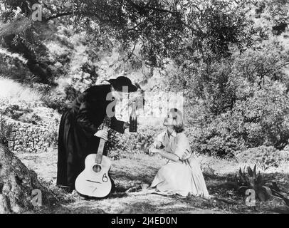 Maurice Chevalier, Angie Dickinson, on-set of the Film, 'Jessica', United Artists, 1962 Stock Photo