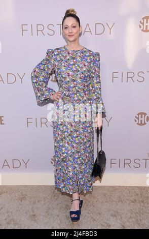 Los Angeles, USA. 14th Apr, 2022. . Judy Greer arriving to Showtime's 'The First Lady” Los Angeles FYC event and premiere held at the Directors Guild Theatre in Los Angeles, CA © OConnor/AFF-USA.com Credit: AFF/Alamy Live News Stock Photo