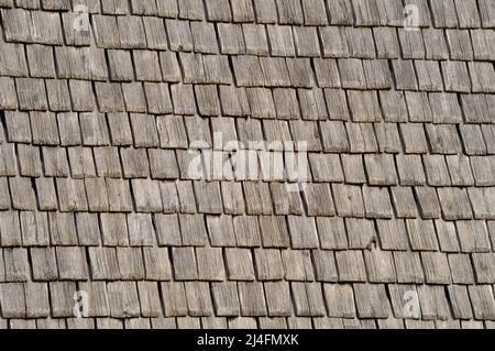 Mont Saint michel architectural wood roof Stock Photo