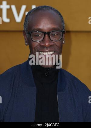 Westwood, United States. 14th Apr, 2022. WESTWOOD, LOS ANGELES, CALIFORNIA, USA - APRIL 14: Don Cheadle arrives at the Los Angeles Premiere Of Apple's 'They Call Me Magic' held at the Regency Village Theatre on April 14, 2022 in Westwood, Los Angeles, California, United States. (Photo by David Acosta/Image Press Agency) Credit: Image Press Agency/Alamy Live News Stock Photo