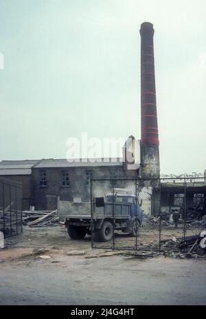 1970s archive image of Coventry Street redevelopment, Blackburn, Lancashire. Stock Photo