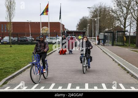 Ter Apel, Netherlands. 15th Apr 2022. 2022-04-15 14:22:54 TER APEL - Application Center Ter Apel. According to the state secretary, the reception of asylum seekers must 'really improve'. ANP VINCENT JANNINK netherlands out - belgium out Credit: ANP/Alamy Live News Stock Photo