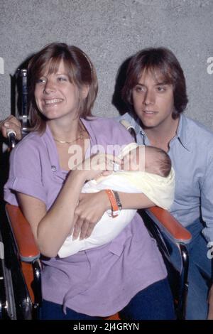 Debby Boone and Gabriel Ferrer with son Jordan in 1980 Credit: Ralph Dominguez/MediaPunch Stock Photo