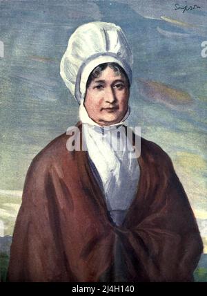 Elizabeth Fry (Gurney 1780 – 1845), Betsy Fry, English prison reformer, social reformer, philanthropist and Quaker. Stock Photo