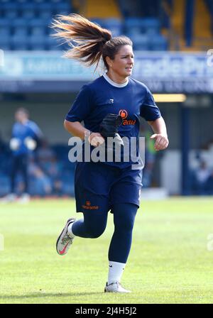 Southend, UK. 15th Apr, 2022. SOUTHEND, ENGLAND - APRIL 15: Rachel Hill coach of Wealdstoneduring National League between Southend United and Wealdstone at Roots Hall Stadium, Southend on Seas, UK on 15th April, 2022 Credit: Action Foto Sport/Alamy Live News Stock Photo