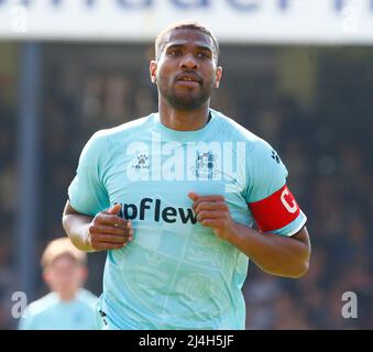 Southend, UK. 15th Apr, 2022. SOUTHEND, ENGLAND - APRIL 15:Jerome Okimo of Wealdstone during National League between Southend United and Wealdstone at Roots Hall Stadium, Southend on Seas, UK on 15th April, 2022 Credit: Action Foto Sport/Alamy Live News Stock Photo