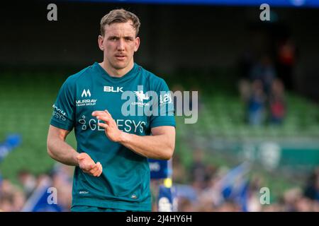 Aviva Stadium, Dublin, Ireland. 16th Oct, 2018. UEFA Nations League  football, Ireland versus Wales; Irish supporters in green body paint and  tricolour wigs Credit: Action Plus Sports/Alamy Live News Stock Photo 