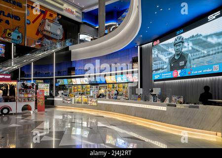 Cinema foyer SFX cinema interior Terminal 21 Pattaya Thailand Stock Photo