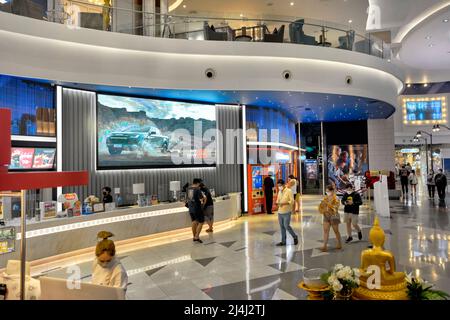 Cinema foyer SFX cinema interior Terminal 21 Pattaya Thailand Stock Photo