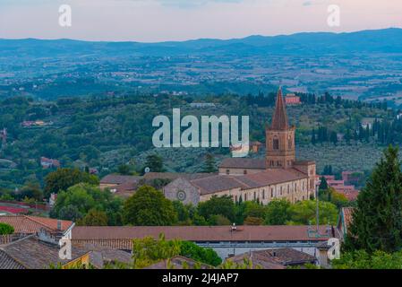 Perugia Rocca Sunset view of Perugia from Rocca Paolina, Italy Stock Photo - Alamy