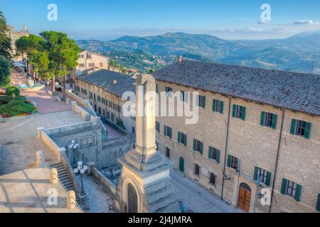 Palazzo Begni in Citta di San Marino. Stock Photo