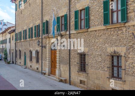 Palazzo Begni in Citta di San Marino. Stock Photo