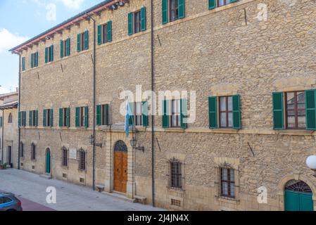 Palazzo Begni in Citta di San Marino. Stock Photo