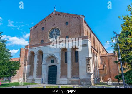 Chiesa degli Eremitani in Italian town Padua. Stock Photo