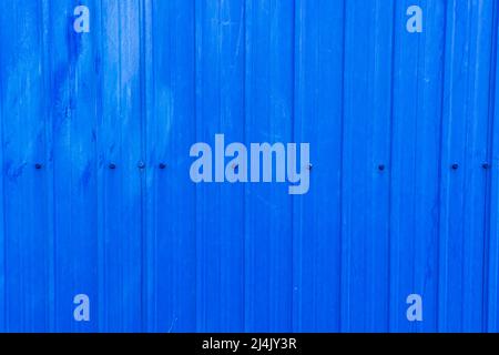 Blue metal steel sheet with rivets texture, high detailed background Stock Photo