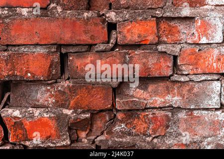 Burden brick wall background high detailed texture Stock Photo
