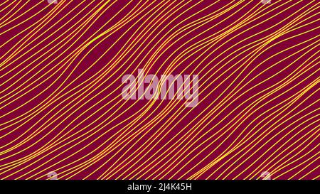 The background is made with elements of abstraction. Motion. Bright red and dark black background on which bright white thin lines flicker and move Stock Photo