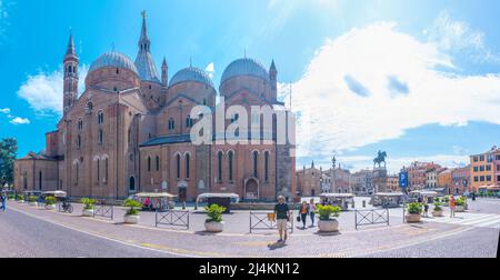 Padua, Italy, August 30, 2021: Basilica di Sant'Antonio in Italian town Padua Stock Photo