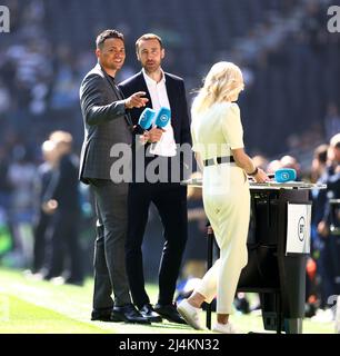 London, England, 16th April 2022. Jermaine Jenas during the Premier League match at the Tottenham Hotspur Stadium, London. Picture credit should read: David Klein / Sportimage Credit: Sportimage/Alamy Live News Stock Photo