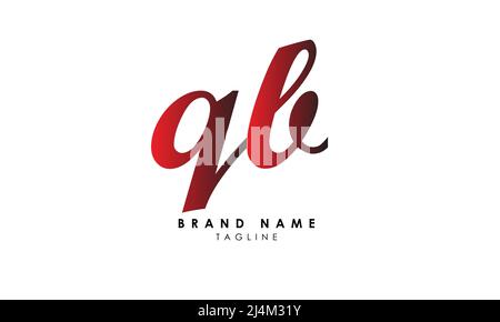 Alphabet letters Initials Monogram logo QB, BQ, Q and B Stock Vector