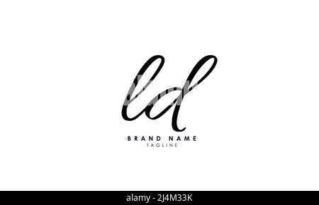 Alphabet letters Initials Monogram logo LD, DL, L and D Stock Vector