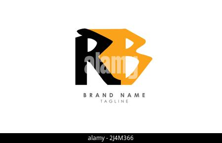 Alphabet letters Initials Monogram logo RB, BR, R and B Stock Vector