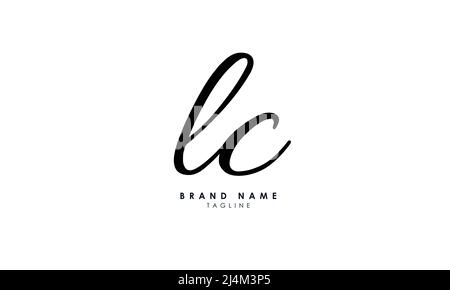 Alphabet letters Initials Monogram logo LC, CL, L and C Stock Vector