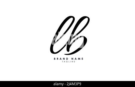 Alphabet letters Initials Monogram logo LB, BL, L and B Stock Vector